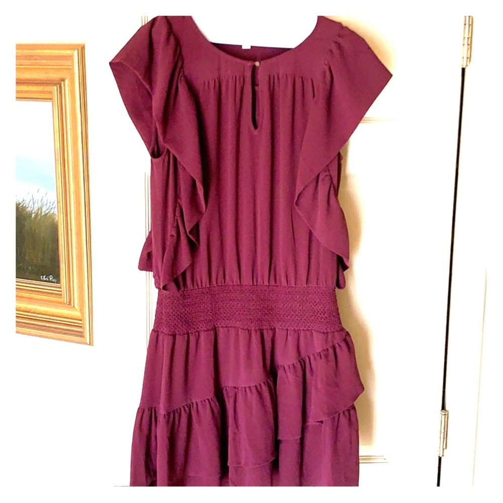 Ella Moss sleeveless ruffled dress